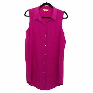 AARON ASHE Button Down Dress